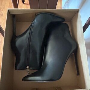 Leather Booties/Never Worn